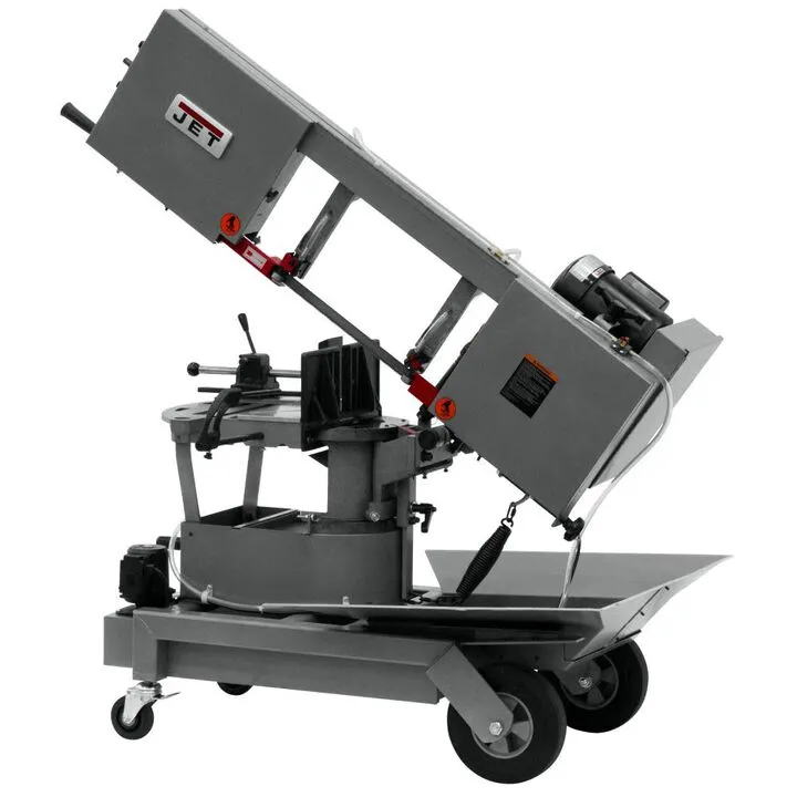JET 10-Inch Horizontal/Vertical Dual Mitering Portable Band Saw (13 x 10 Capacity)