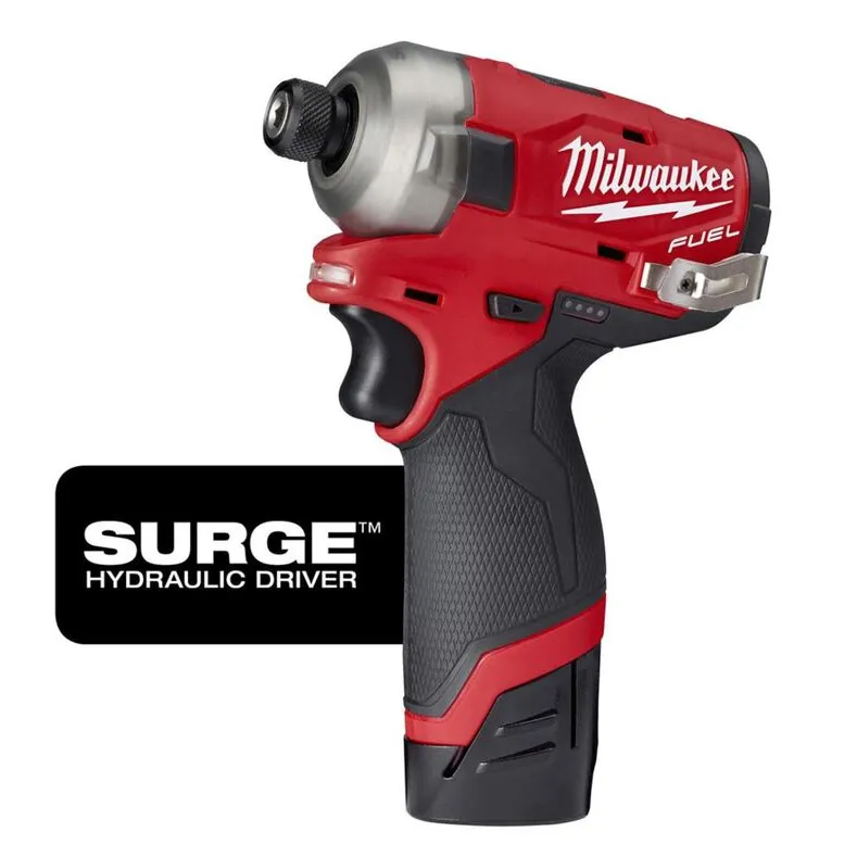 Milwaukee M12 FUEL SURGE 1/4 in. Hex Hydraulic Driver 2-Battery Kit 5