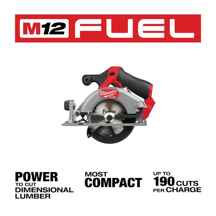 Milwaukee M12 FUEL 5-3/8 Inch Circular Saw (Bare Tool) 1