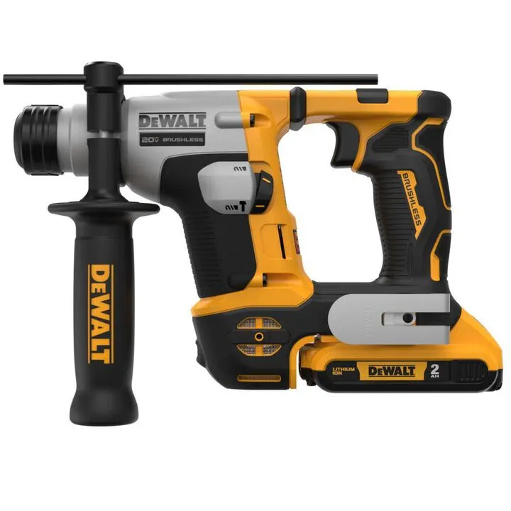 DEWALT ATOMIC 20V MAX 5/8in Brushless SDS PLUS Rotary Hammer Kit - Compact Professional Power 1