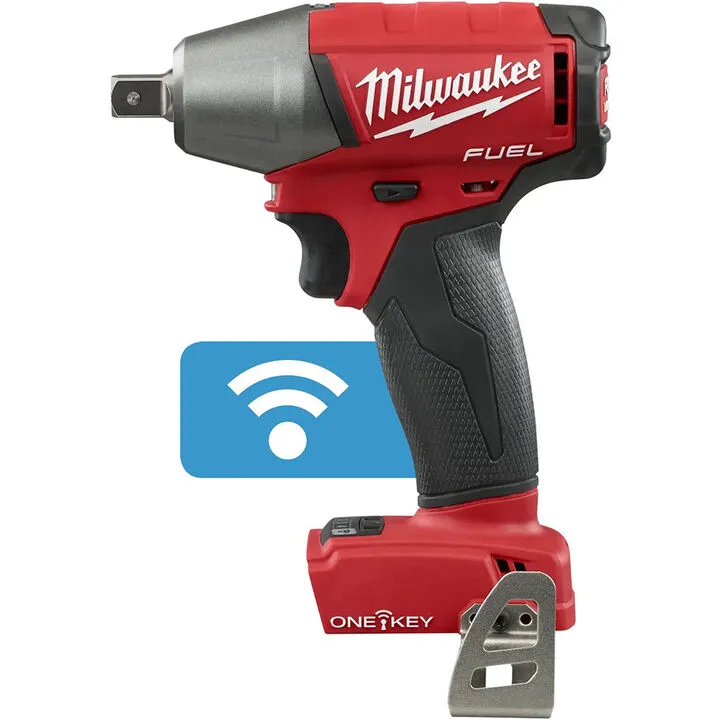 Milwaukee M18 FUEL 1/2 in. Compact Impact Wrench with Pin Detent & ONE-KEY (Bare Tool)