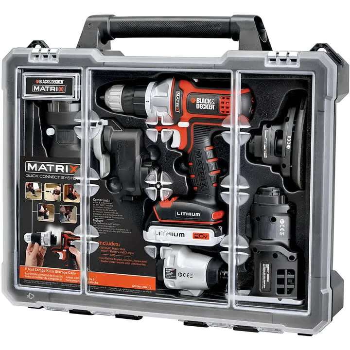 Black and Decker MATRIX 20V MAX 6-Tool Combo Kit: The Ultimate DIY Starter Set