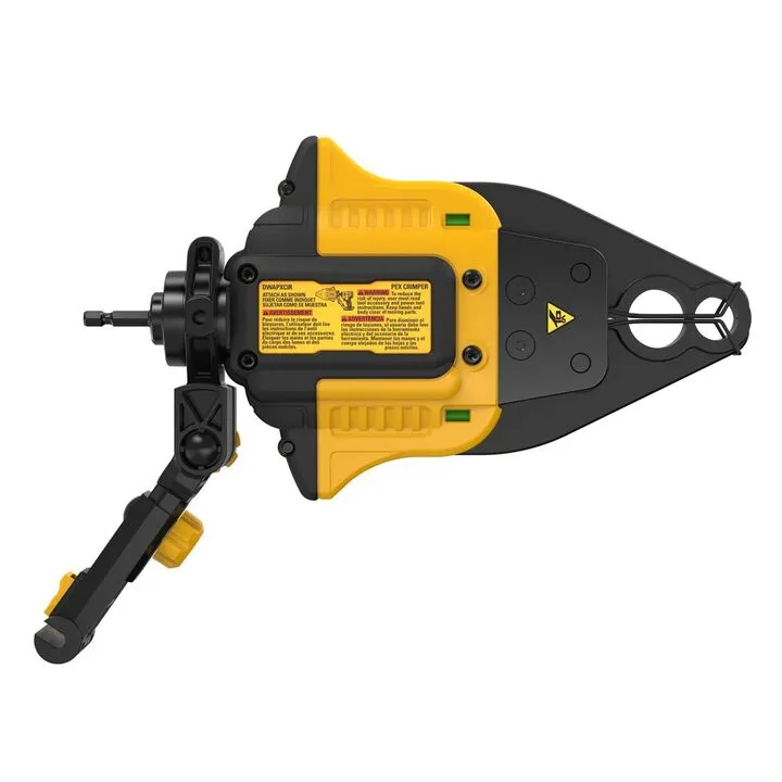 DEWALT Professional PVC/PEX Pipe Cutter and Crimp Ring Attachment Bundle 5