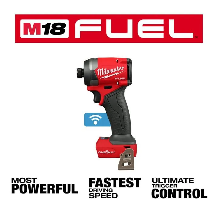 Milwaukee M18 FUEL 1/4 inch Hex Impact Driver with ONE-KEY (Bare Tool) 1