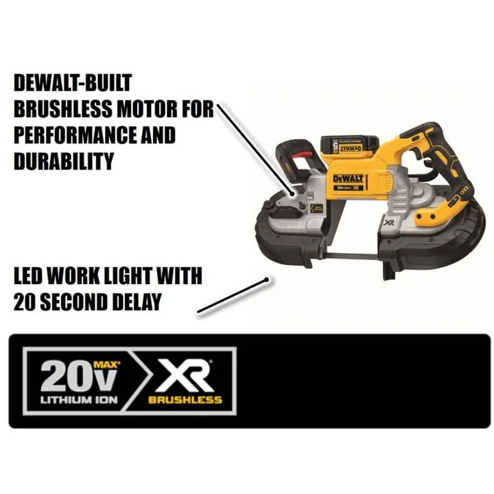 DEWALT 20V MAX 5in Dual Switch Band Saw Kit - Professional Grade Precision 4