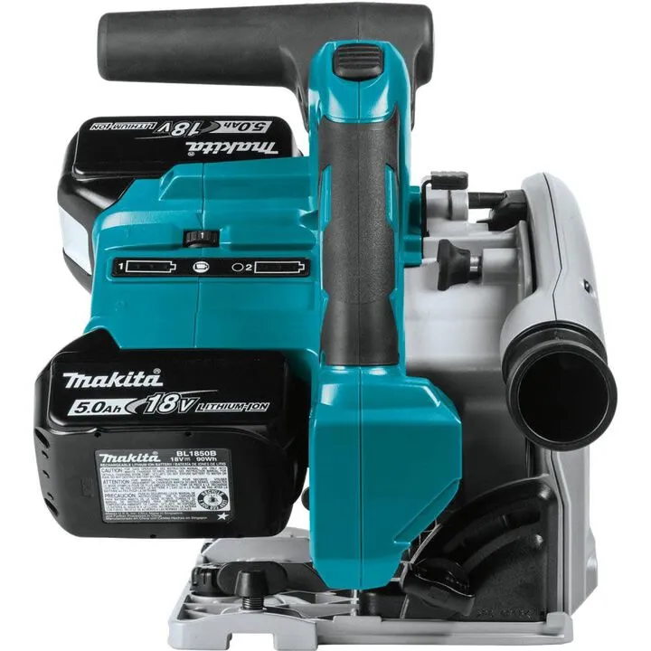 Makita 18V X2 LXT Lithium-Ion Brushless 6-1/2 inch Plunge Cut Track Saw Kit with 55 inch Guide Rail 3