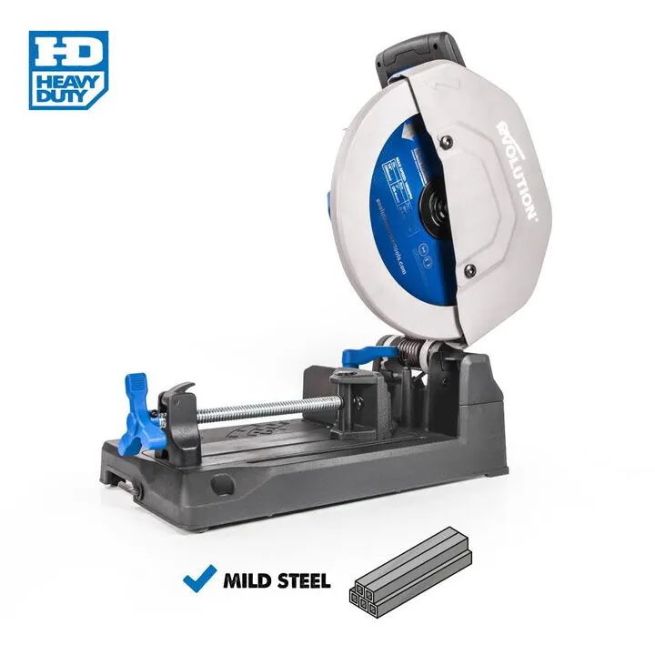 Evolution 15-inch Industrial Metal Cutting Chop Saw - High-Torque Precision 1