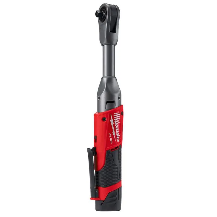 Milwaukee M12 FUEL 3/8 in. Extended Reach Ratchet Battery Kit - Professional Grade 4