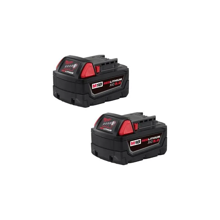 Milwaukee M18 7-Tool Combo Kit with (2) REDLITHIUM XC5.0 Battery Pack Bundle 10
