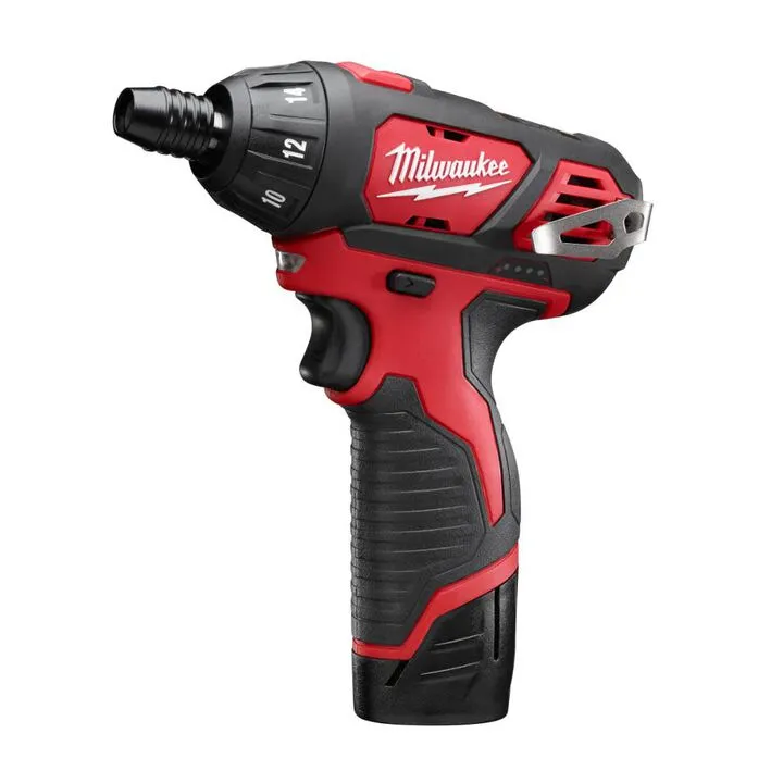 Milwaukee M12 1/4 in. Hex Screwdriver - Reconditioned Battery Kit