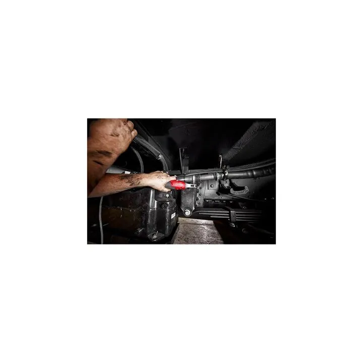 Milwaukee M12 FUEL 1/4 Inch Ratchet & M18 ROVER Dual Power Flood Light Bundle (Bare Tool) 7
