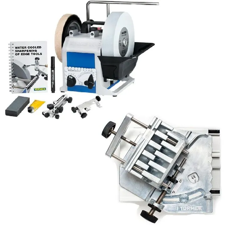 Tormek T-8 Sharpening System & Drill Bit Sharpening Attachment Bundle