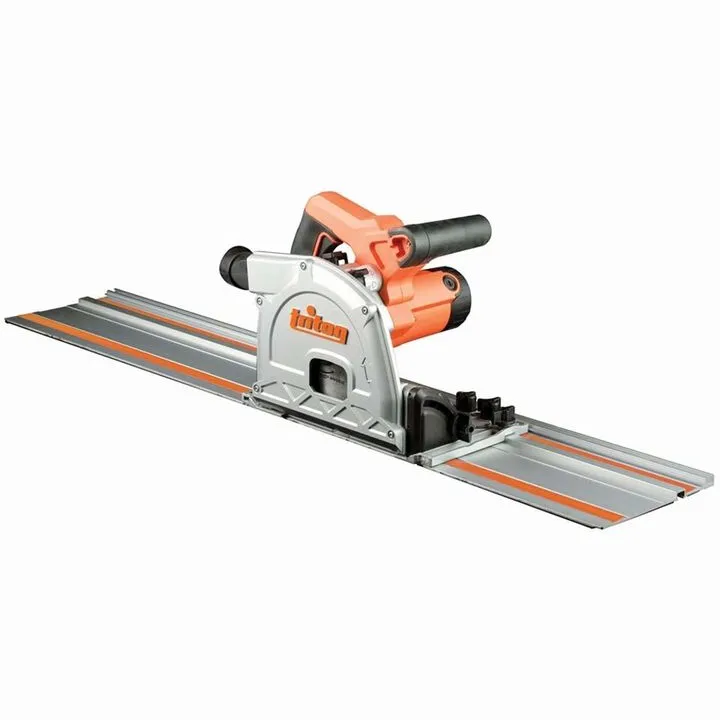 Triton Power Tools Plunge Track Saw System with Precision Track Pack & Connectors 6