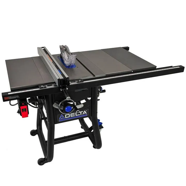 Delta 10in Table Saw with 30-Inch Rip Capacity and Precision Extension Wings