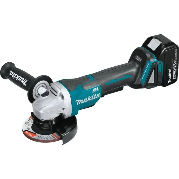 Makita 18V LXT 4-1/2 / 5in Paddle Switch Cut-Off/Angle Grinder Kit with Electric Brake 1