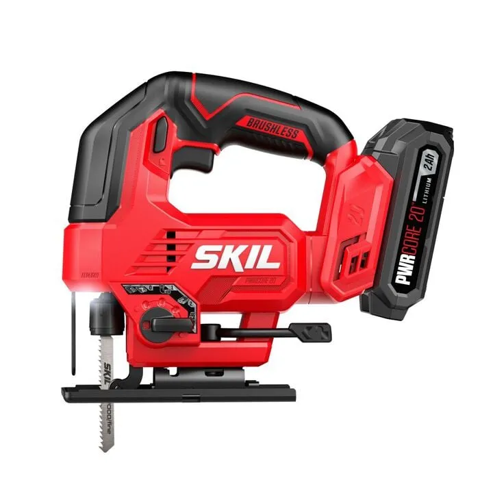 SKIL PWR CORE 20 Brushless 20V Jigsaw Kit - High-Performance Cordless Precision 1