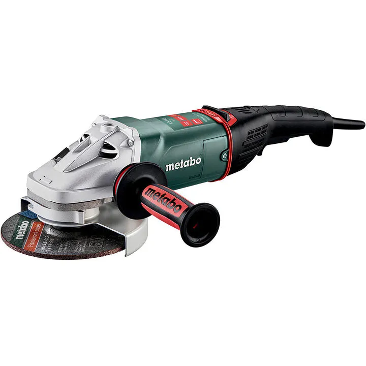 Metabo 7in Angle Grinder with Brake - Non-Locking Paddle Switch