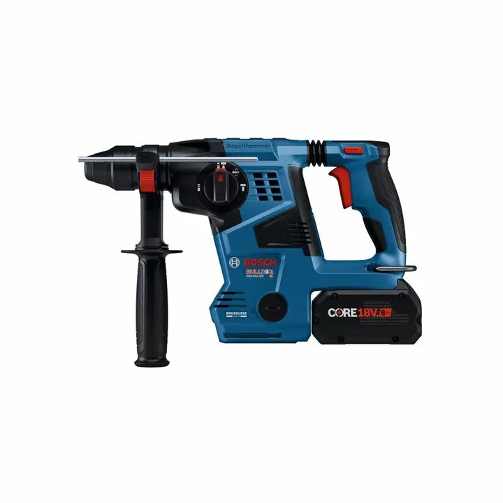 Bosch 18V Connected-Ready SDS-plus Bulldog 1-1/8in Rotary Hammer Kit with 2x CORE18V 8Ah Batteries 7