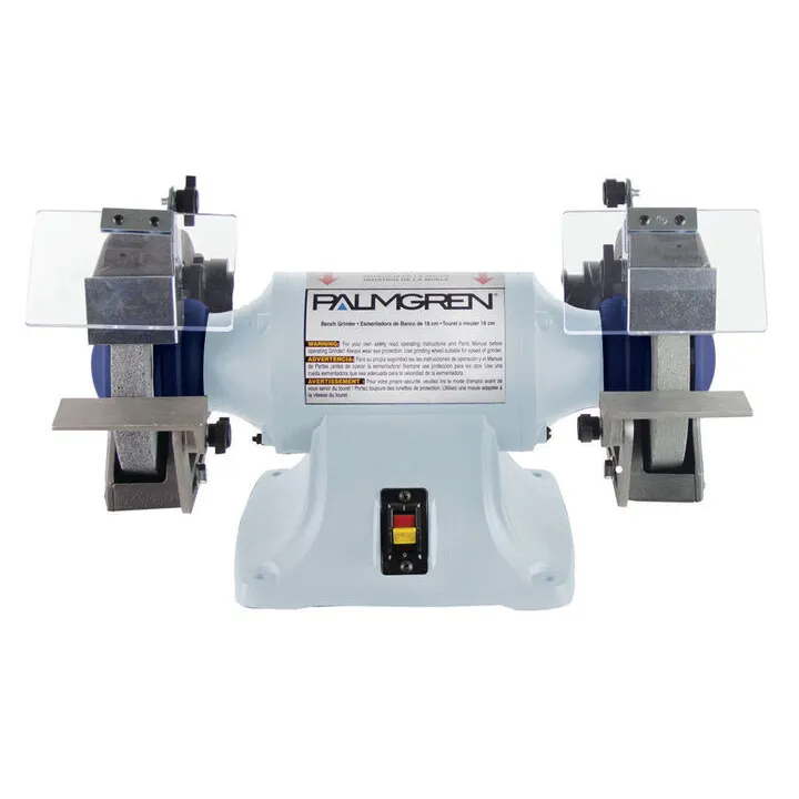 Palmgren 6-Inch 1/3HP Bench Grinder (115/230V) - Precision Metalworking Solution 1