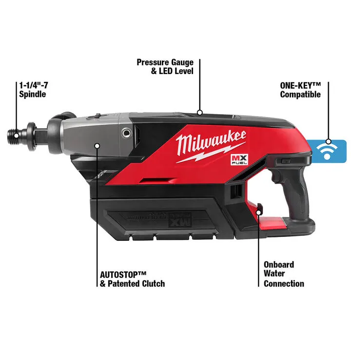 Milwaukee MX FUEL Handheld Core Drill Kit - Professional Grade Cordless Power 5