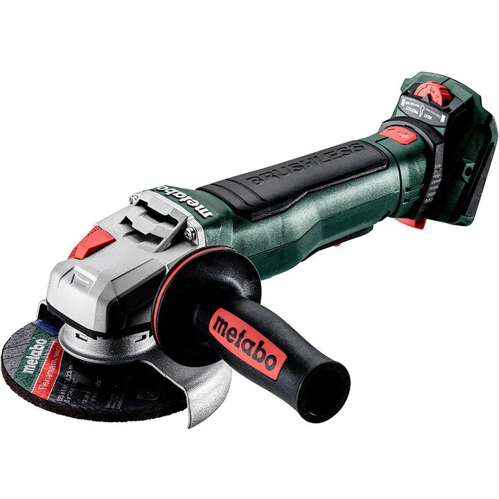 Metabo WVPB 18 LT BL 11-125 Quick 4-1/2 / 5 Variable Speed Braking Angle Grinder (Bare Tool)
