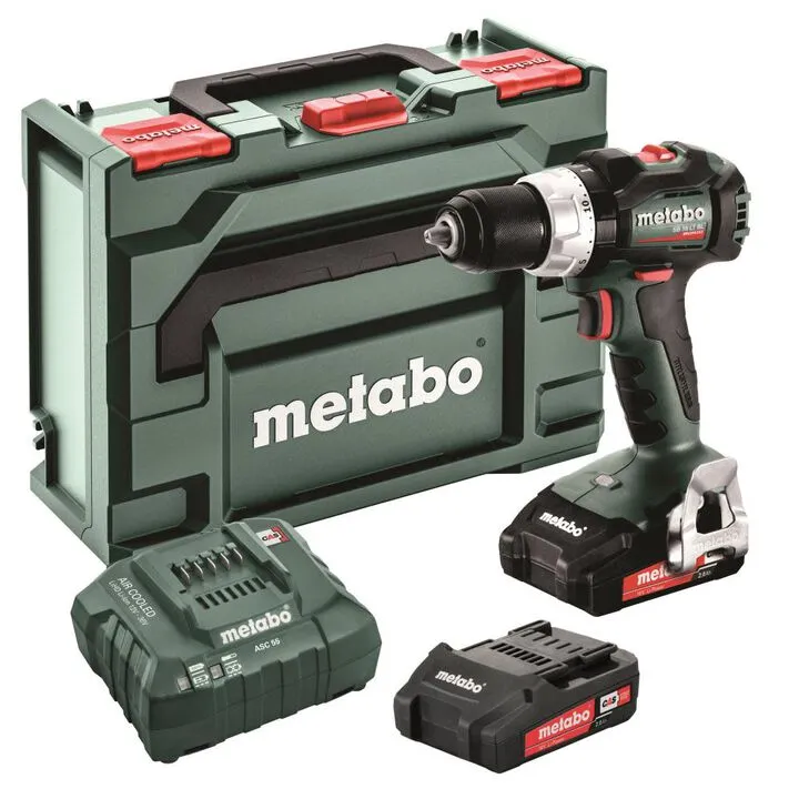 Metabo 18V SB 18 LT BL 2.0 Brushless Cordless Hammer Drill Kit