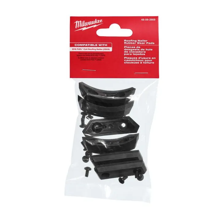 Premium Replacement Rubber Wear Pads for Milwaukee M18 FUEL Coil Roofing Nailers 2