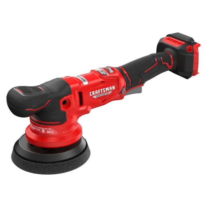 CRAFTSMAN V20 5-Inch Dual Action Polisher (Bare Tool) - Professional Grade Detailing