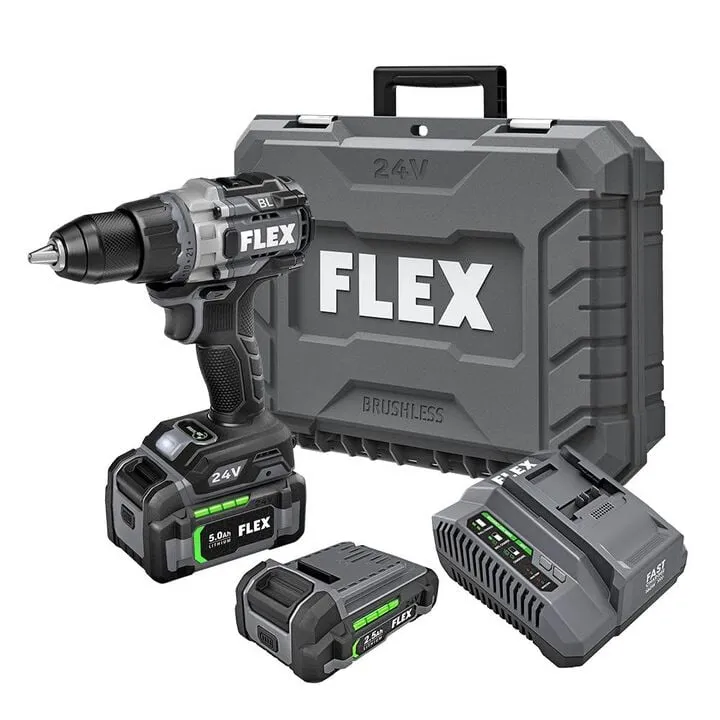FLEX 24V 1/2in 2-Speed Drill Driver With Turbo Mode Kit - Professional Performance Guide