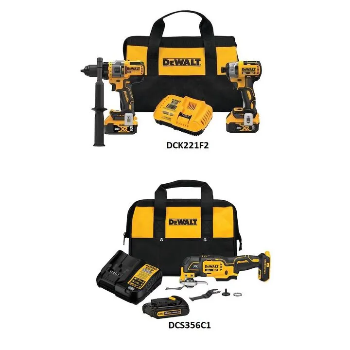DEWALT 12V MAX Cordless Drill & Driver and Multi-Tool Combo Kit - Precision Performance Series 1