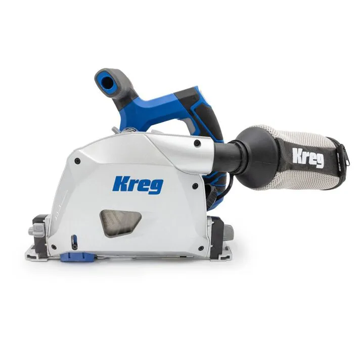 Kreg 20V Ionic Drive 6-1/2 Inch Plunge Cut Track Saw & 62 Inch Guide Track Bundle 1