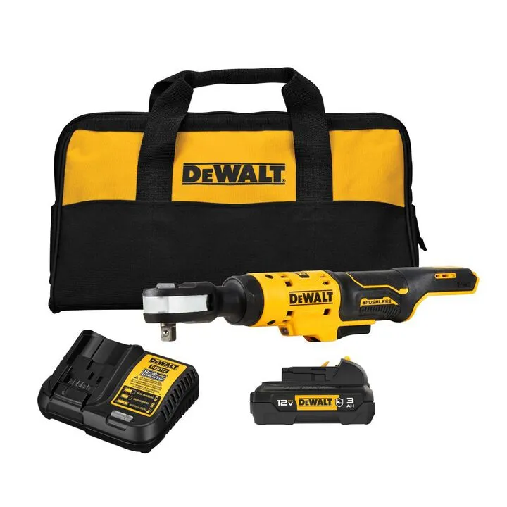 DEWALT 12V MAX 3/8 in. Cordless Compact Ratchet Kitted-G Professional Tool Set 1