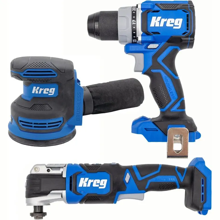 Kreg 20V Ionic Drive 3-Piece Power Tool Bundle (Bare Tool)