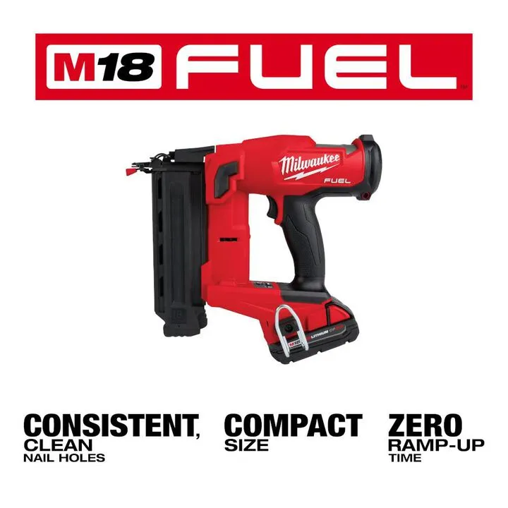 Milwaukee M18 FUEL 18 Gauge Brad Nailer Kit - Professional Cordless Performance 3