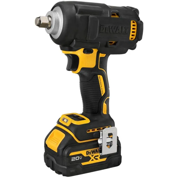 DEWALT 20V MAX XR 1/2in Mid-Range Impact Wrench Kit with Oil-Resistant Batteries 3