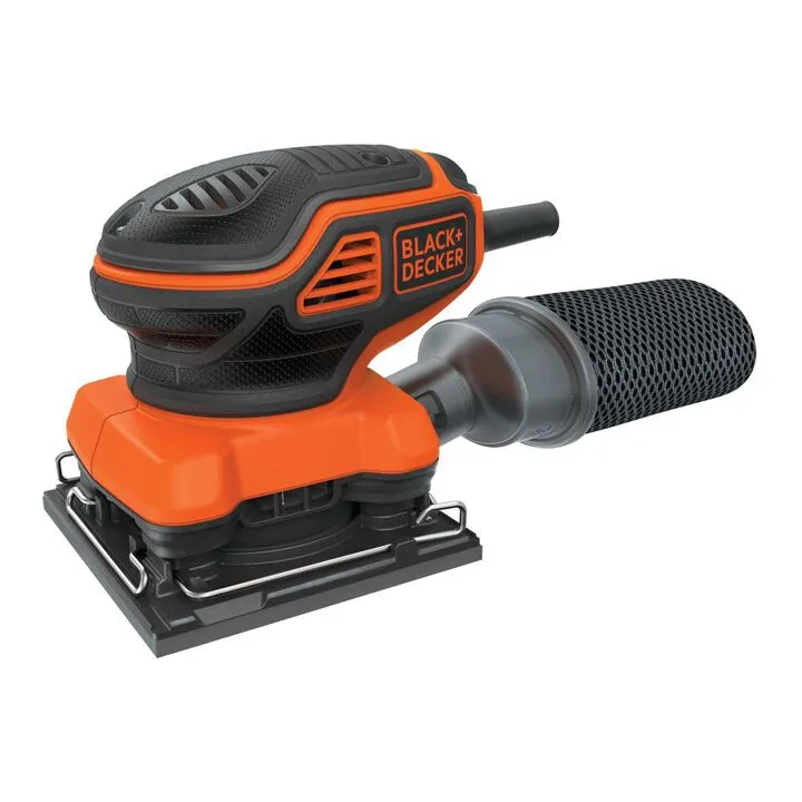 Black and Decker 2.0 Amp Electric 1/4 Sheet Orbit Sander for Precise Finishing 3