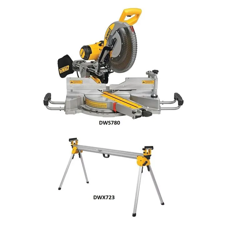 DEWALT 12-Inch Compound Miter Saw & Heavy-Duty Miter Saw Stand Professional Bundle 1