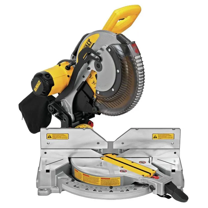 DEWALT 15 Amp 12-Inch Double Bevel Compound Miter Saw with Heavy Duty Work Stand Bundle 5