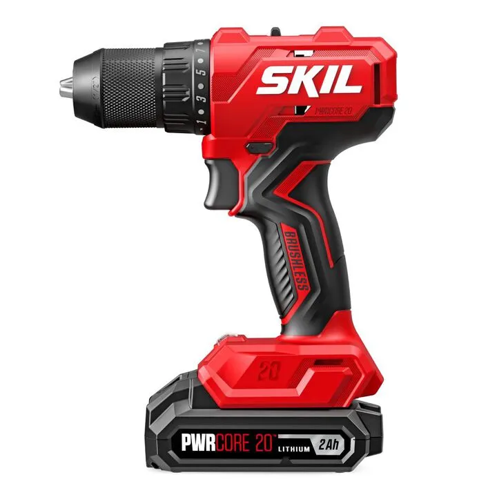 SKIL 20V Brushless Drill Driver and Impact Driver Combo Kit - High-Performance Cordless Power Tool Set 2