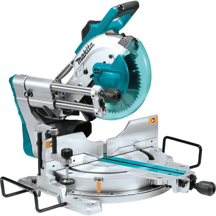 Makita 10in Dual-Bevel Sliding Compound Miter Saw with Precision Laser and Heavy-Duty Stand 3