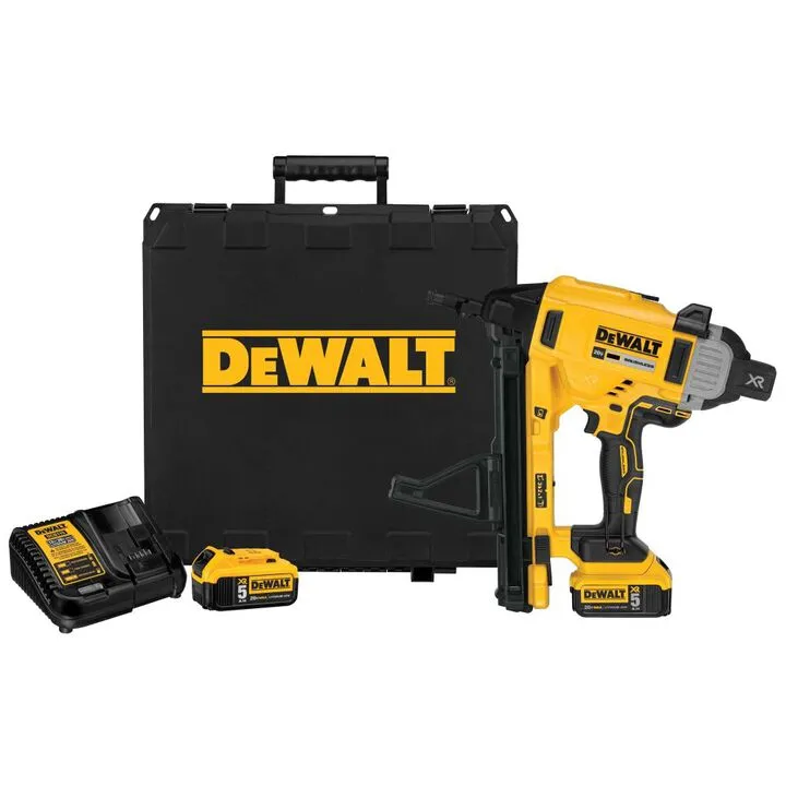 DEWALT 20V MAX XR Cordless Concrete Nailer Kit with Pin Magazine - Professional Performance Series 1