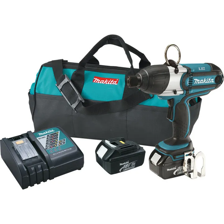 Makita 18V LXT 3 Ah 7/16 Inch Hex Lithium-Ion Impact Wrench Kit