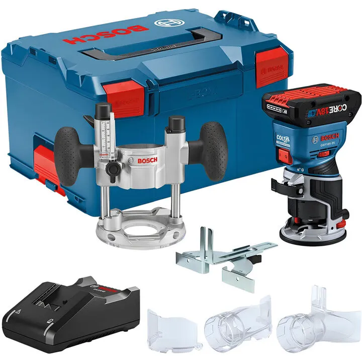 Bosch 18V Brushless Colt Palm Router Kit - Professional Grade Precision