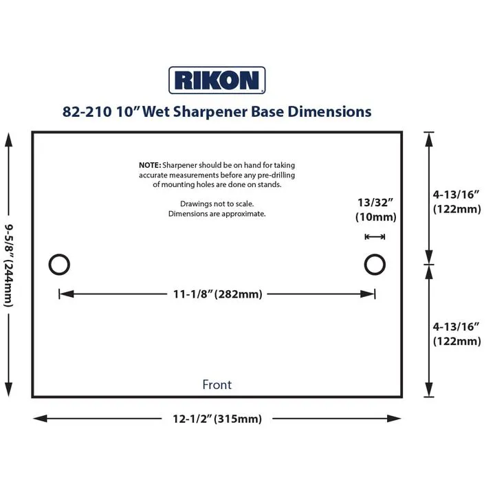 RIKON 10-Inch Variable Speed Wet Sharpener - Precision Professional Sharpening System 2