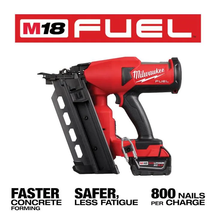 Milwaukee M18 FUEL Duplex Nailer Kit - Authentic Professional Grade 4