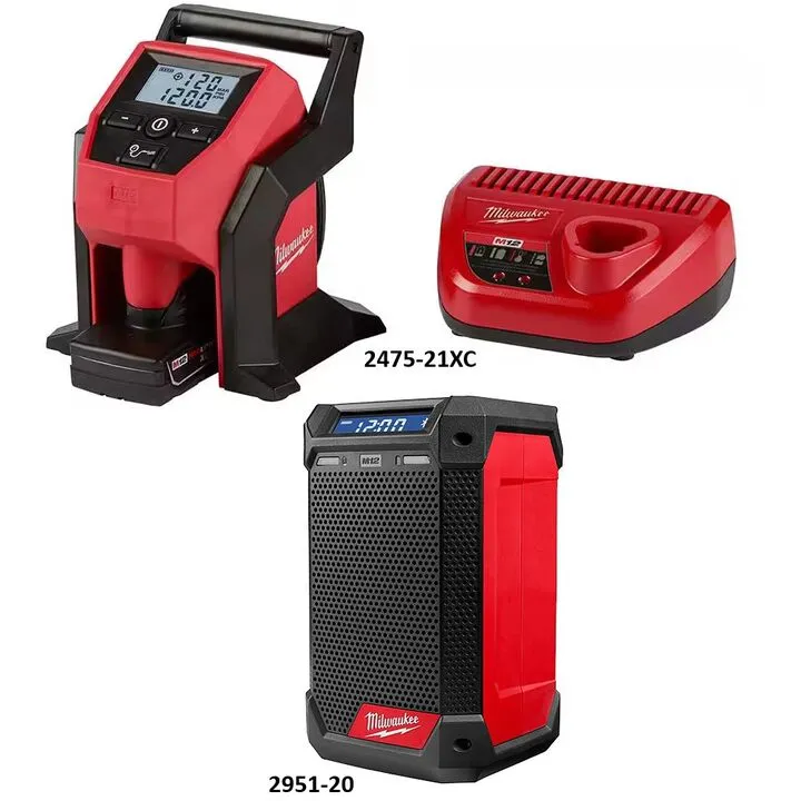 Milwaukee M12 Compact Inflator Kit & M12 Radio + Charger Bundle: Professional Performance Guide 1