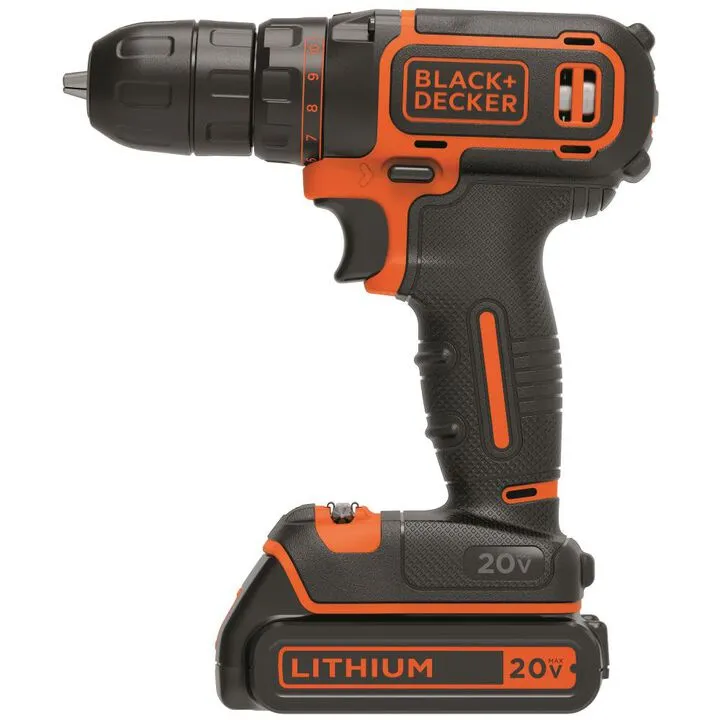 Black and Decker 20V MAX Lithium Cordless Drill/Driver Kit for Home DIY 3