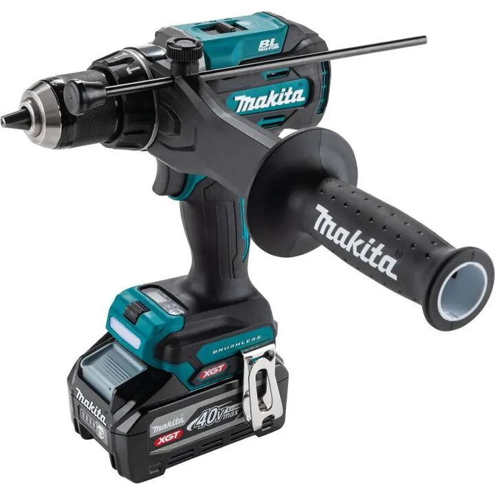 Makita 40V Max XGT 4.0Ah Brushless Cordless 3-Speed 1/2 Inch Hammer Drill Driver Kit 1