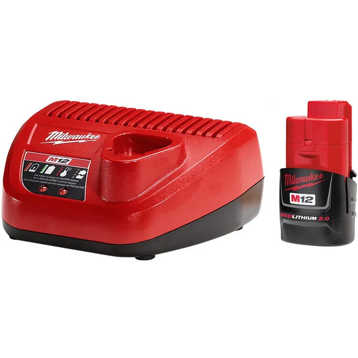 Milwaukee M12 FUEL 18 Gauge Compact Brad Nailer and 2.0 Starter Kit Bundle 5