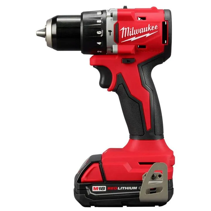 Milwaukee M18 Compact 1/2 in Hammer Drill/Driver Kit - Professional Performance Series 4